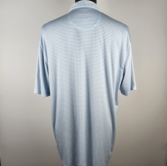 Greg Norman Blue & White Golf Polo Casual Sport Size XXL - Picture 2 of 6